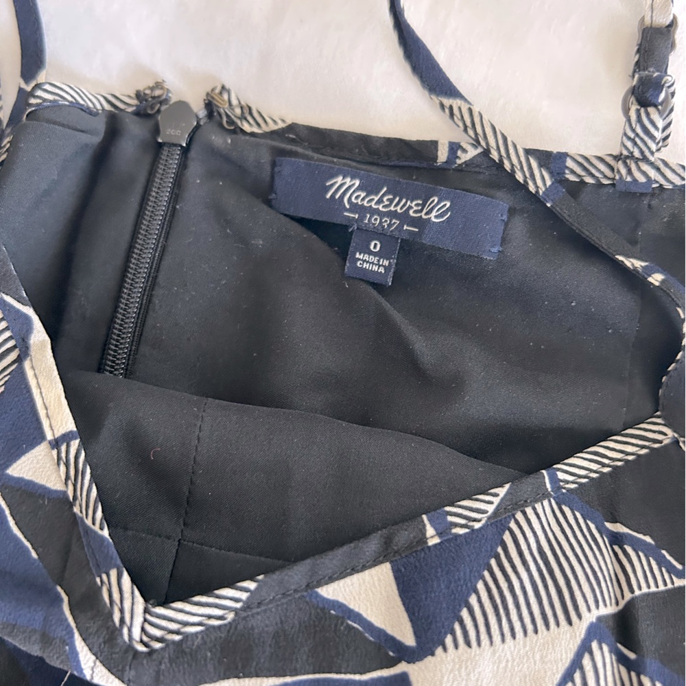 Madewell Lydia Triangle Patterned Summer Dress - Picture 3 of 3
